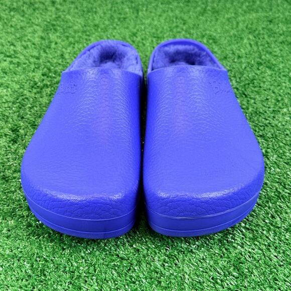 Birkenstock Super-Birki Blue Polyurethane Clogs Mens 12 Durable Comfort
